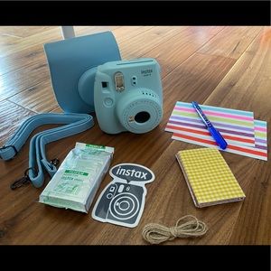 Blue Instax Mini 9 Bundle